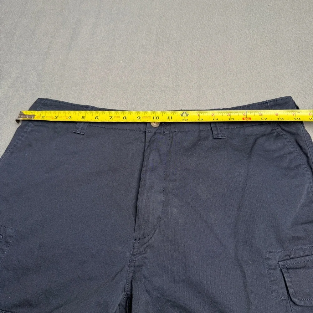 Polo Ralph Lauren Mens Navy Blue Cotton Twill Cargo Shorts Multi Pocket 38
